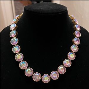 SOLD J Crew Brûlée Brulee Necklace Lavender AB